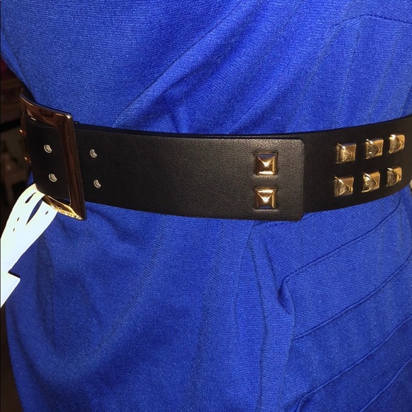 BCBGeneration Gold Studded Belt - Picture 2 of 3